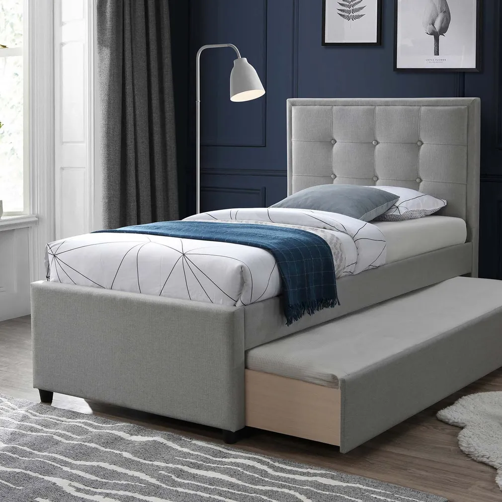 VOODI OSWALDO 90X200CM PLAATINAHALL