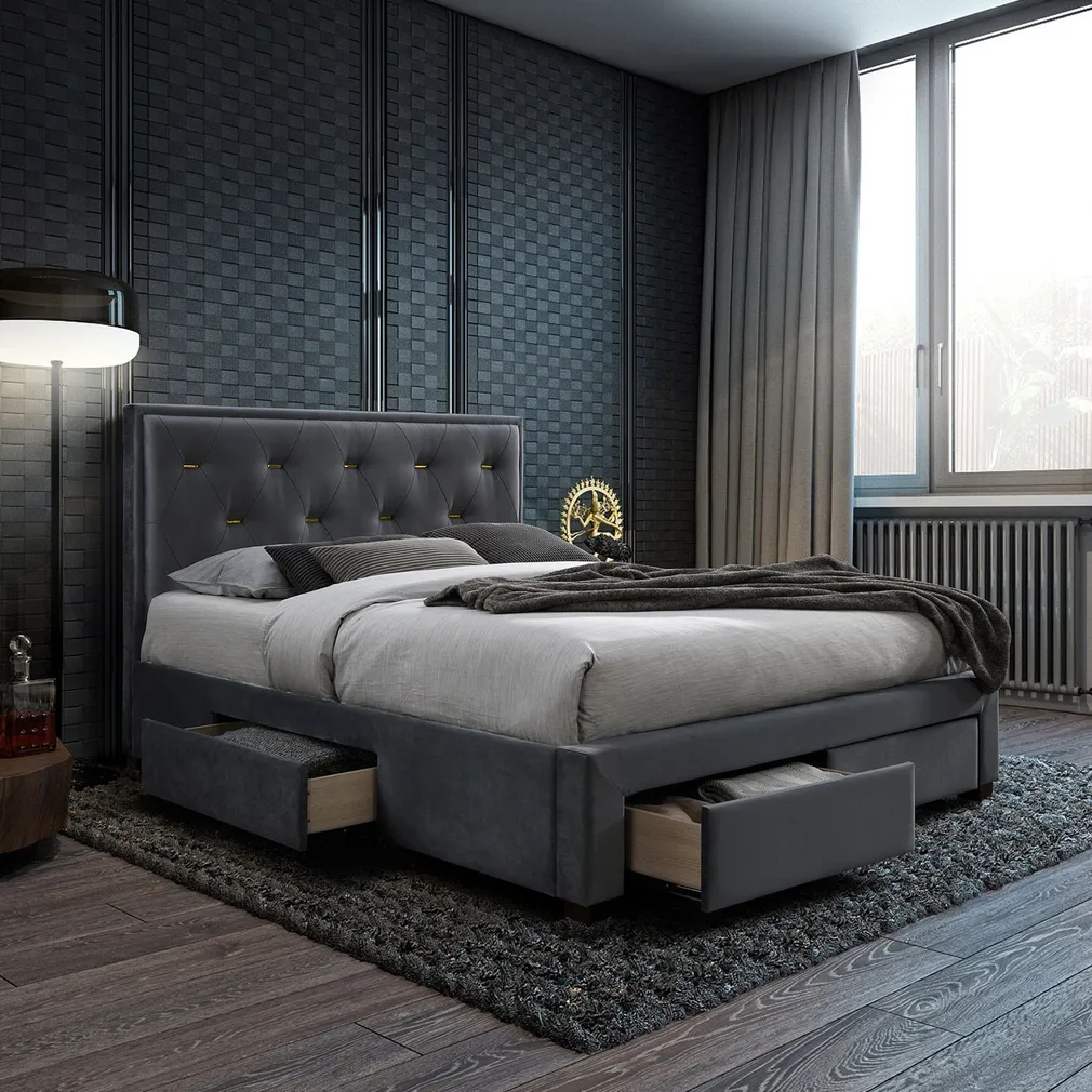 VOODI GLOSSY 160X200CM MADRATSIGA HARMO