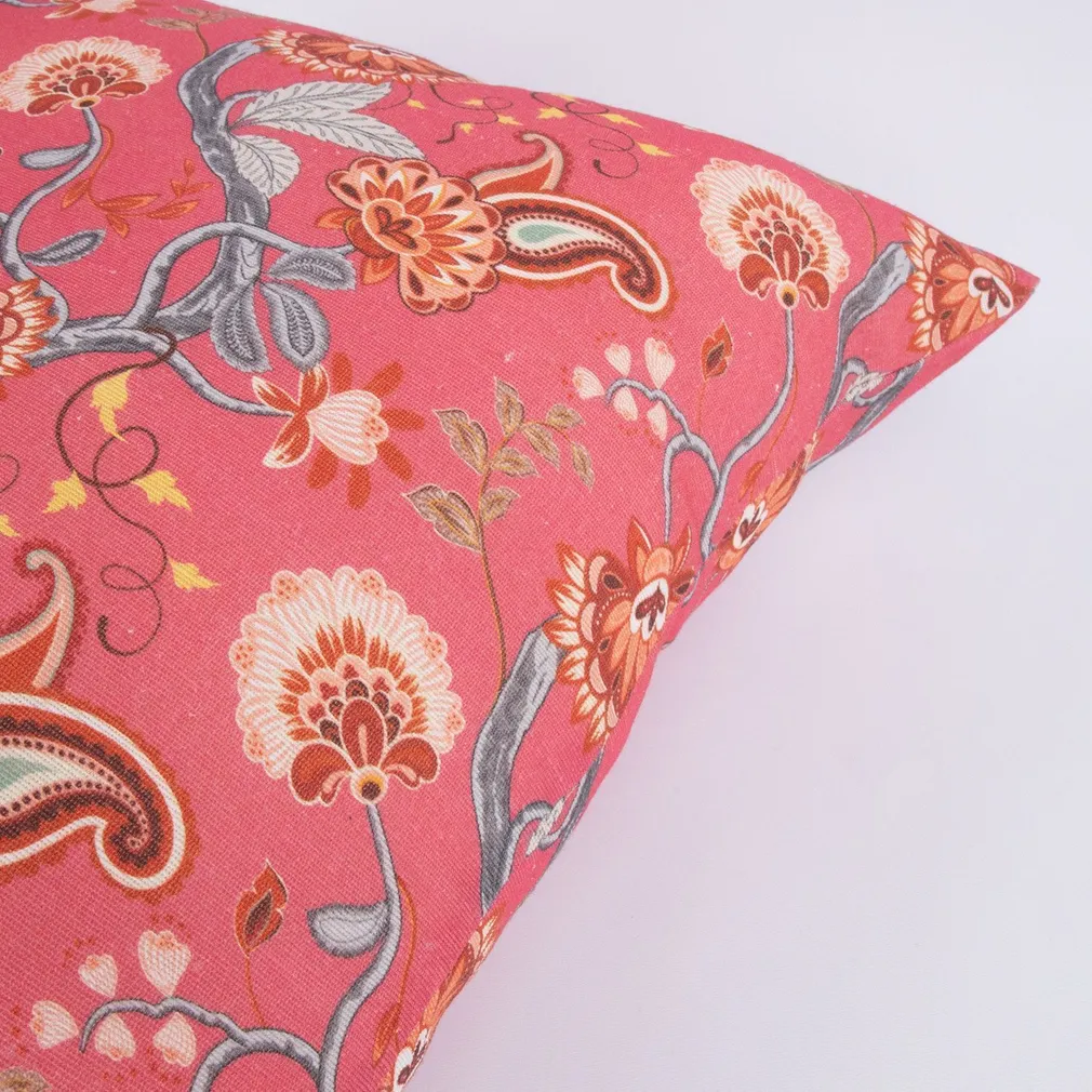 PADI LONETA 45X45CM LILLED ROOSAL PÕHJAL