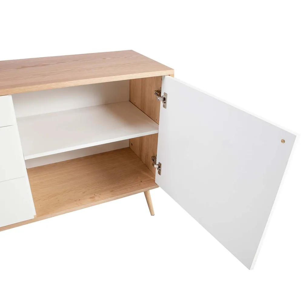 KUMMUT HELENA WHITE 120X40XH75CM NAT/VALGE