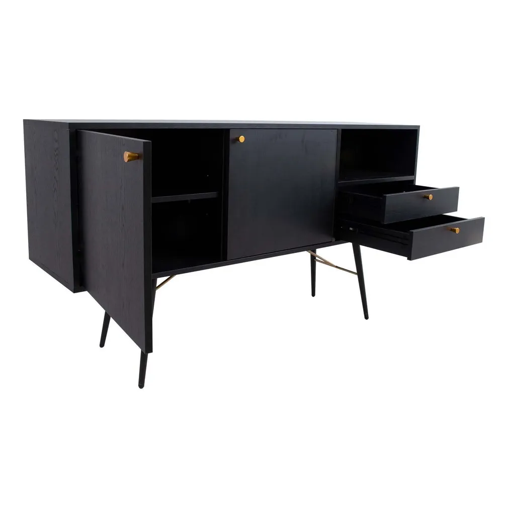 KUMMUT LUXEMBOURG 150X40XH80CM MUST