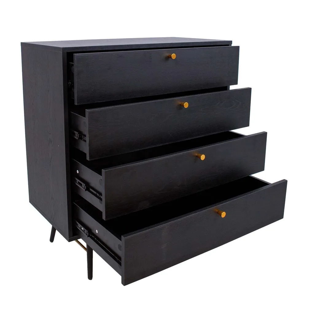 KUMMUT LUXEMBOURG 80X40XH90CM MUST