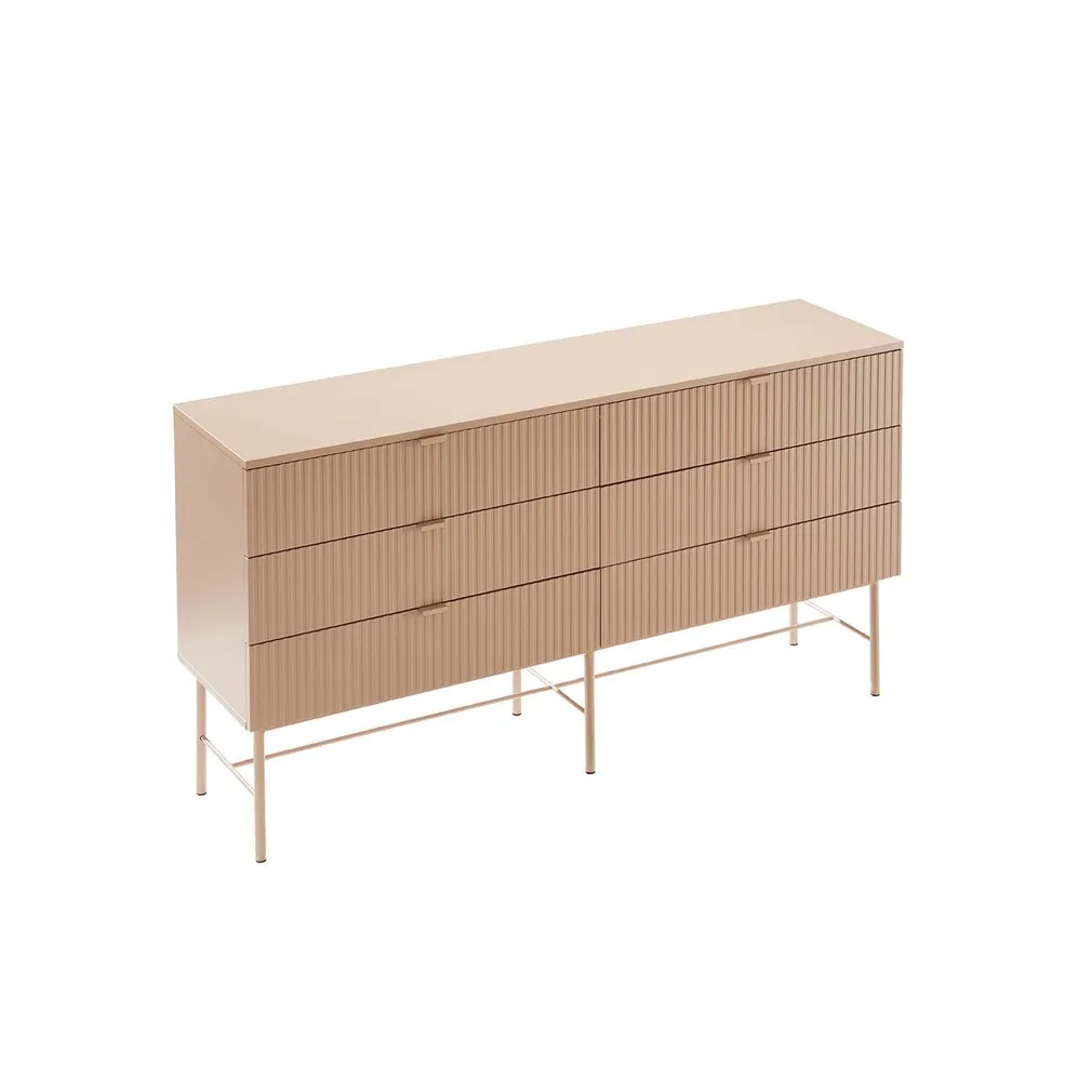 KUMMUT SEQUENCE 158X40XH83CM CAPPUCCINO