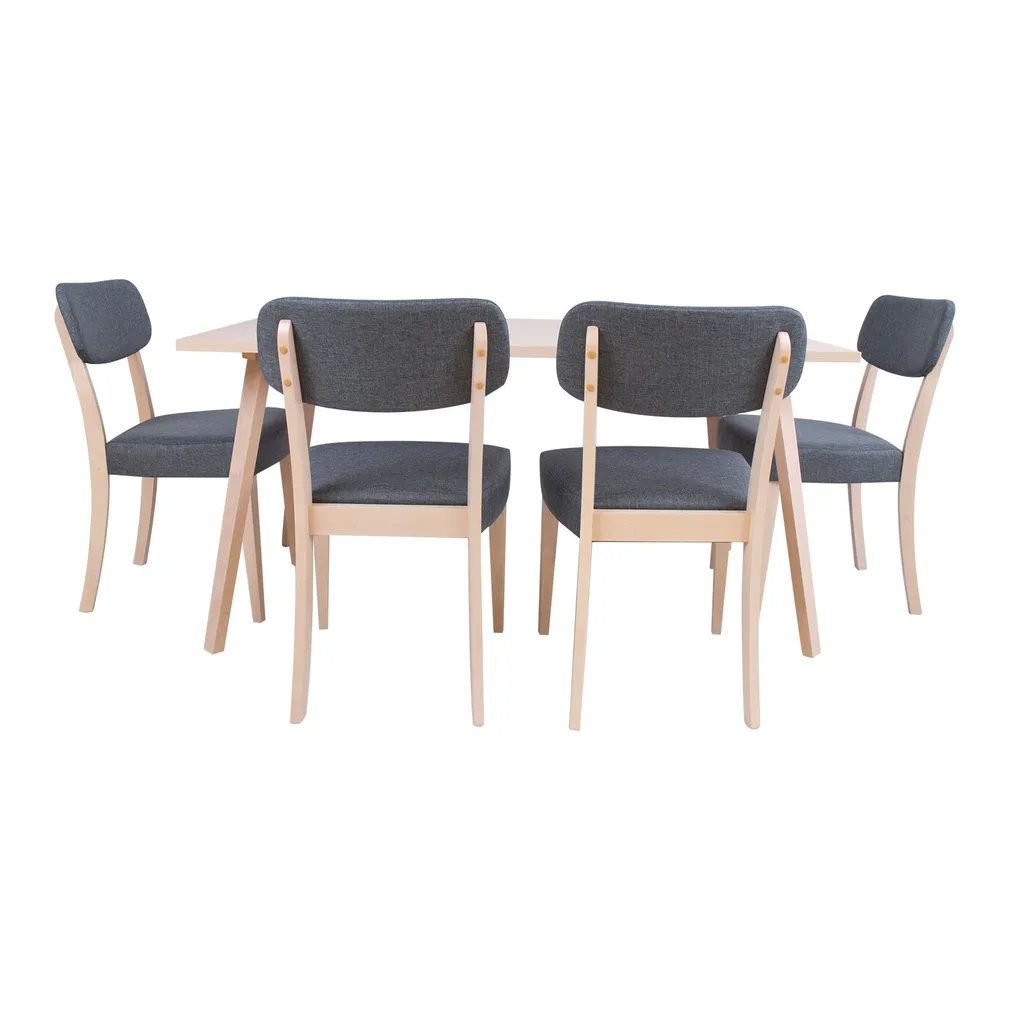 SÖÖGILAUAKOMPLEKT ADORA, LAUD JA 6 TOOLI