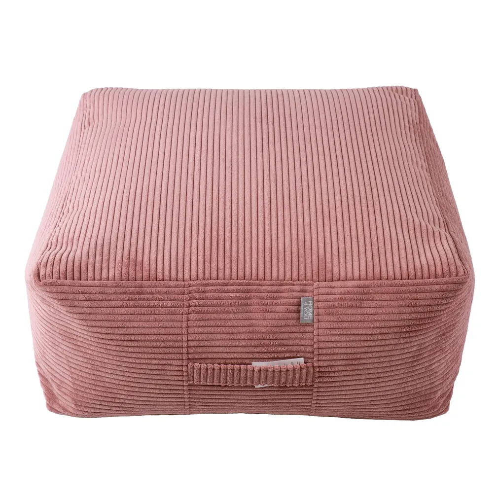 TUMBA HYPER 80X80CM H30CM ROOSA