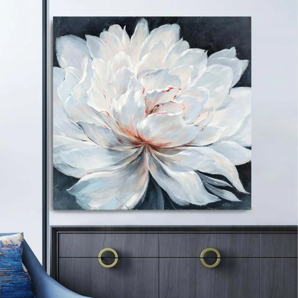 ÕLIMAAL 100X100CM VALGE ÕIS TUMEDAL TAUSTAL