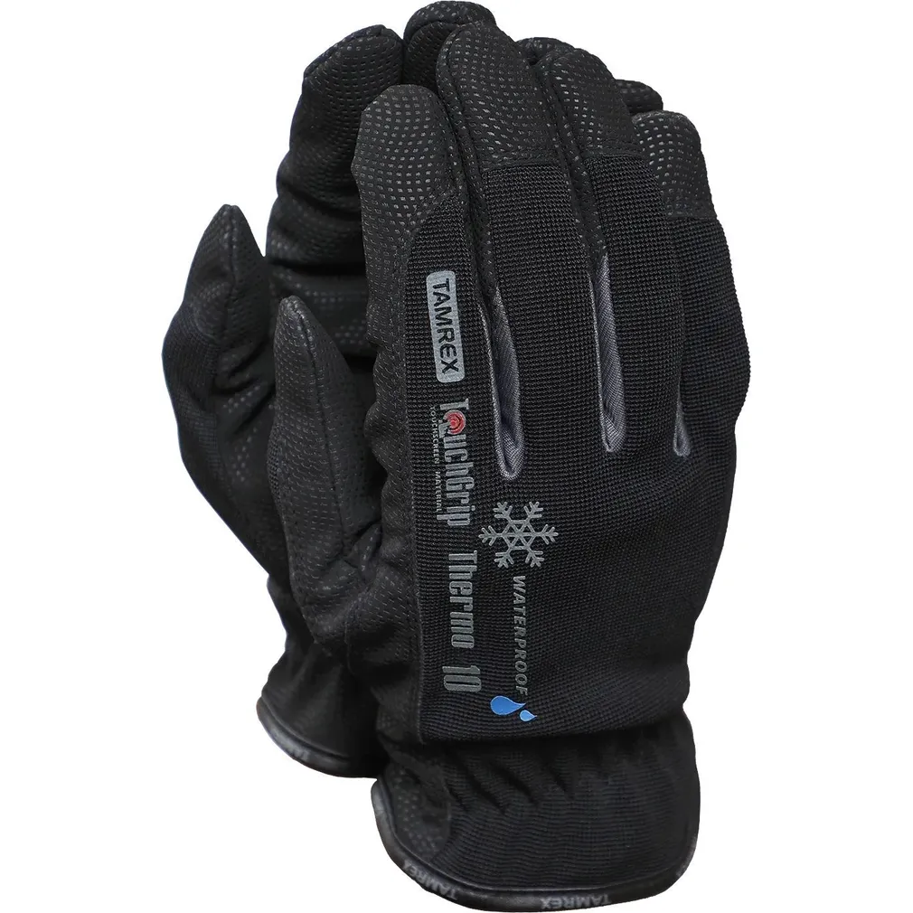 KINDAD TAMREX TOUCHGRIP WINTER SÜNTEETILISEST NAHAST MUST 8