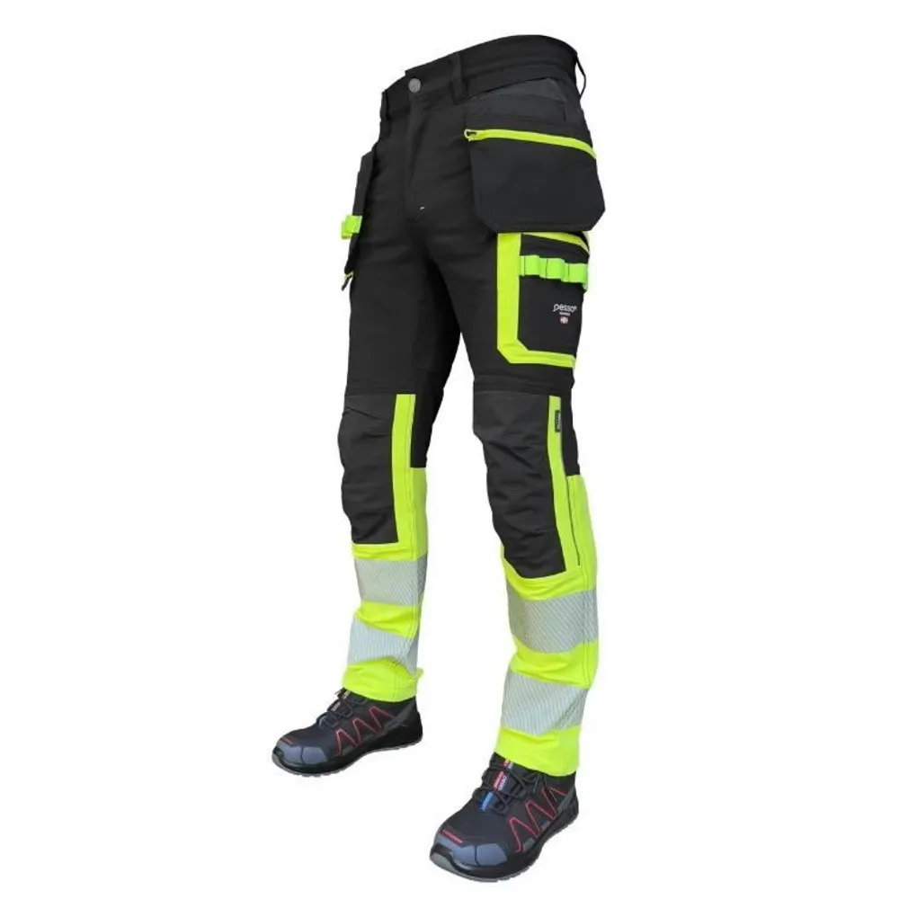 TÖÖPÜKSID PESSO JUPITER SLIM FIT RIPPTASKUTEGA KÕRGNÄHTAV C52