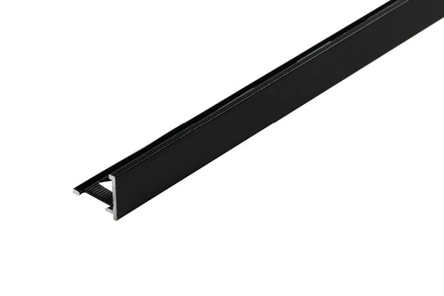 PLAADILIIST CEZAR L-PROFIIL ALUMIINIUM 12X18X2500MM PULBERVÄR. MUST