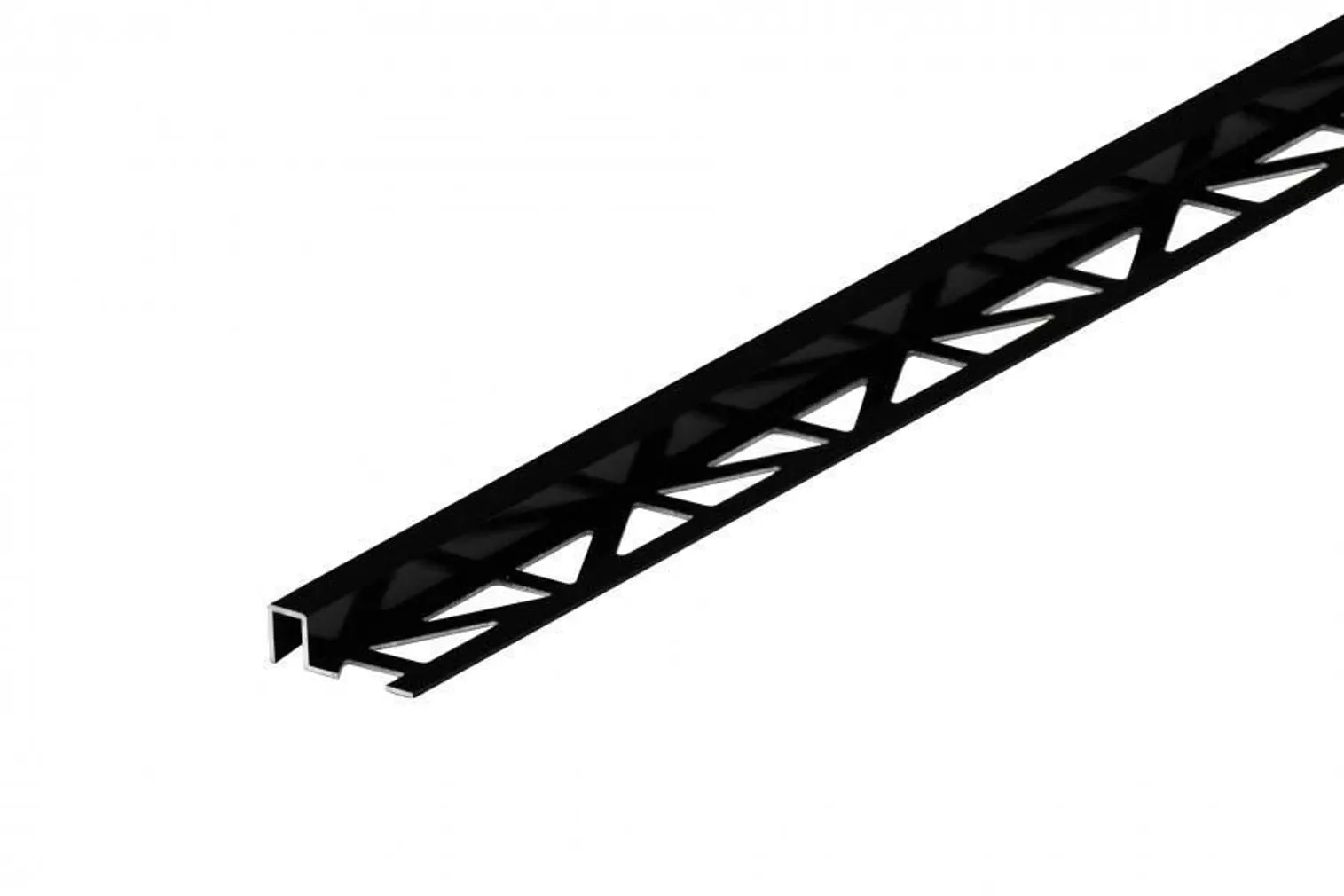 PLAADILIIST CEZAR P-PROFIIL ALUMIINIUM 9X8X2500MM ANOD. LÄIKIV MUST