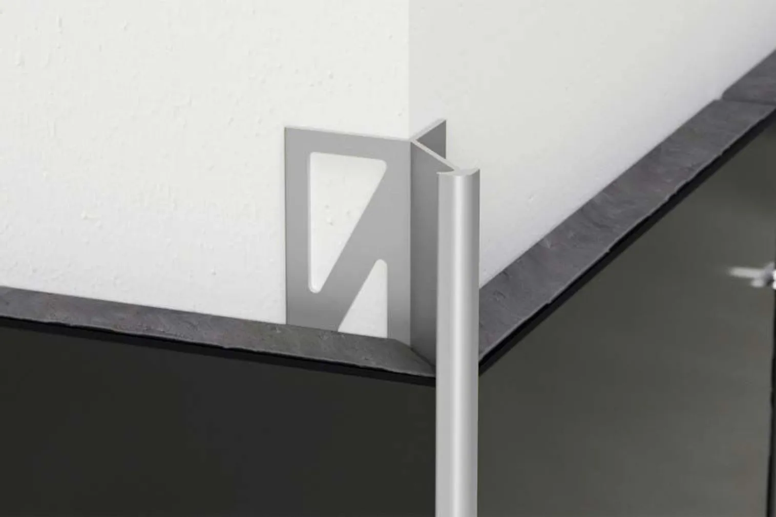 PLAADILIIST CEZAR KITSAS ALUMIINIUM 10X10X2500MM ANODEERITUD MATT HÕBE