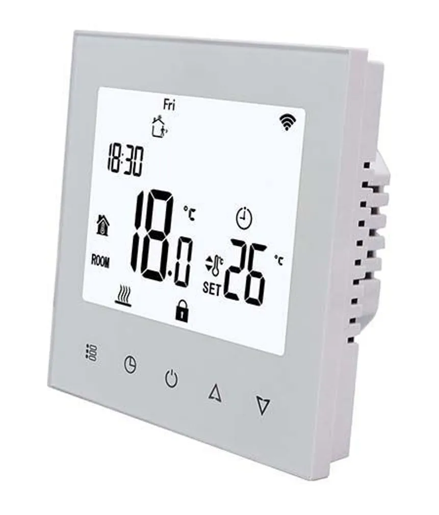 WIFI TERMOSTAAT NORDLINE NL210, 230V;3A,VALGE