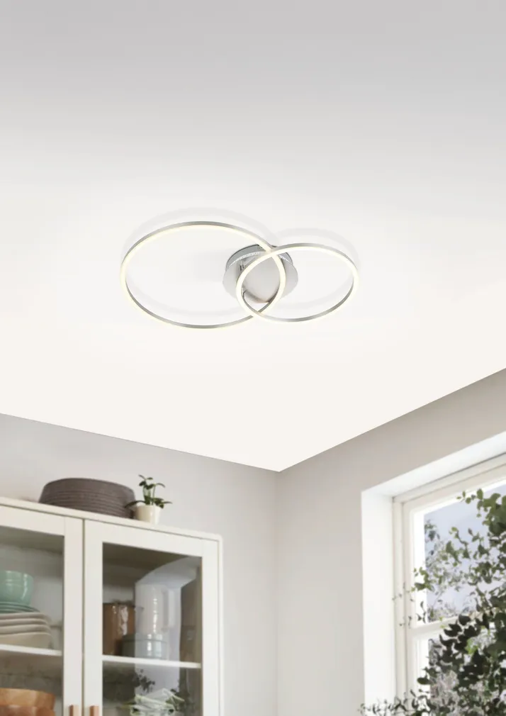LAELAMP EGLO PALMAVES 3 LED 9,5W 12W 1350LM/1650LM HÕBE/VALGE