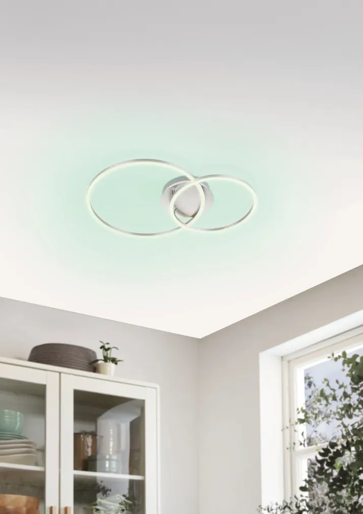 LAELAMP EGLO PALMAVES 3 LED 9,5W 12W 1350LM/1650LM HÕBE/VALGE