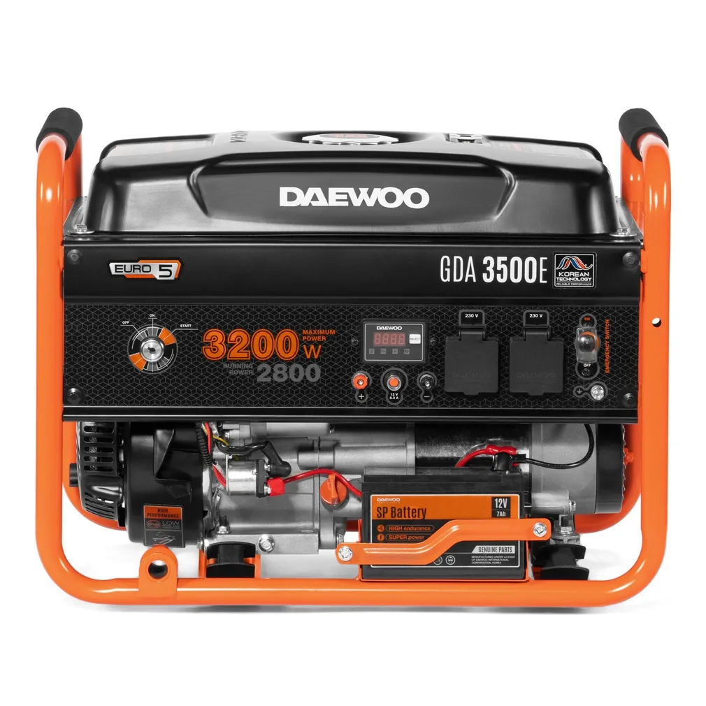 BENSIINIMOOTORIGA GENERAATOR DAEWOO GDA 3500E