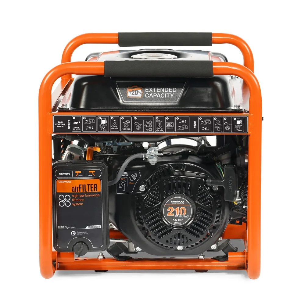 BENSIINIMOOTORIGA GENERAATOR DAEWOO GDA 3500E