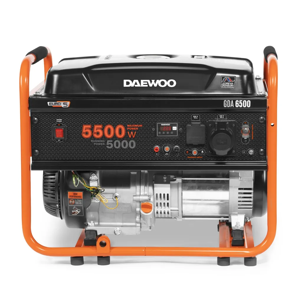 BENSIINIMOOTORIGA GENERAATOR DAEWOO GDA 6500