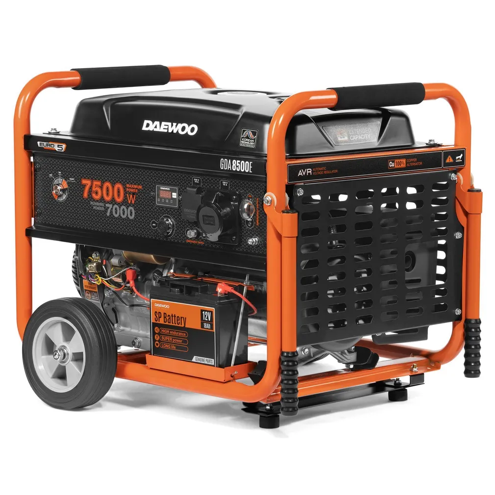 BENSIINIMOOTORIGA GENERAATOR DAEWOO GDA 8500E