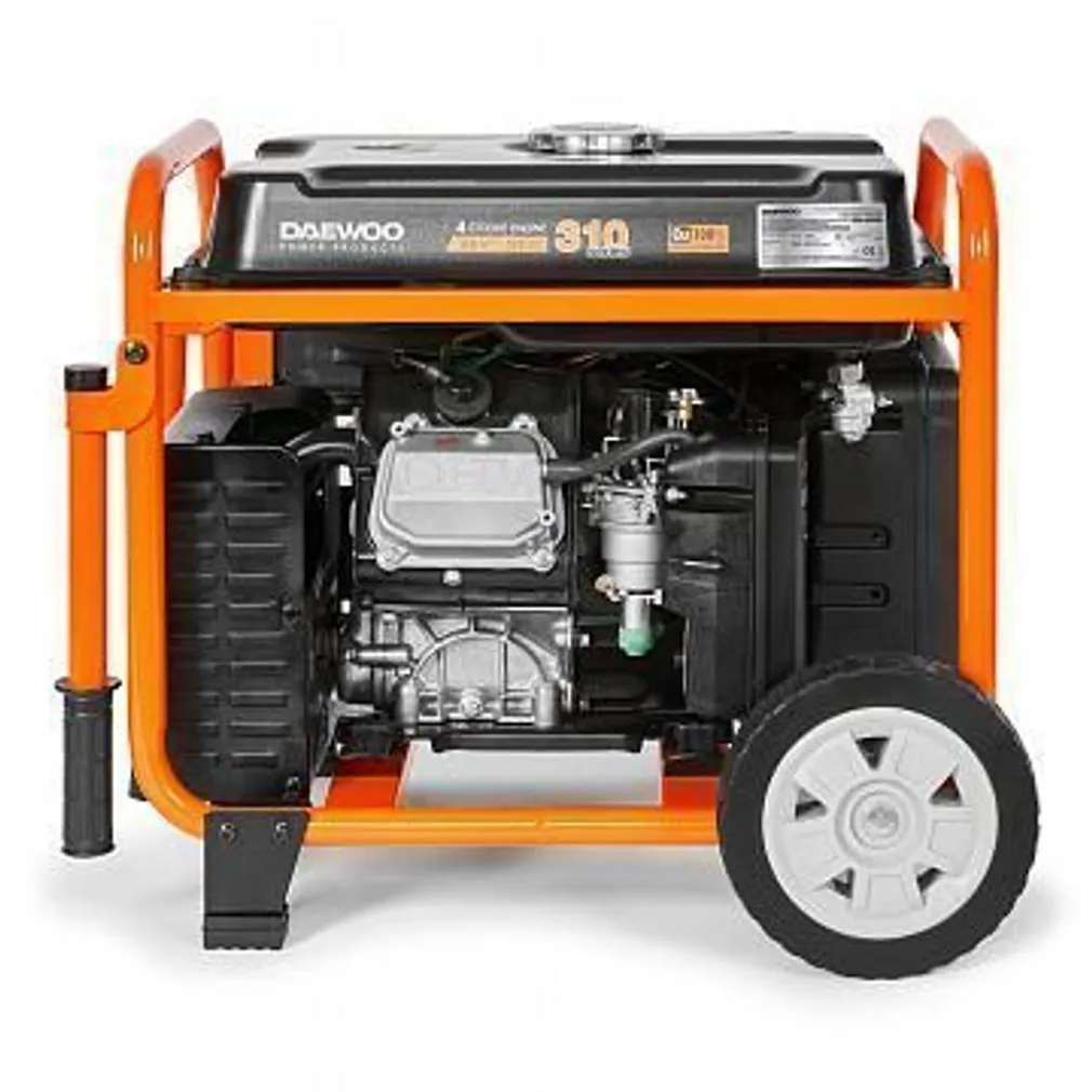 BENSIINIMOOTORIGA INVERTERGENERAATOR DAEWOO GDA 6600EI