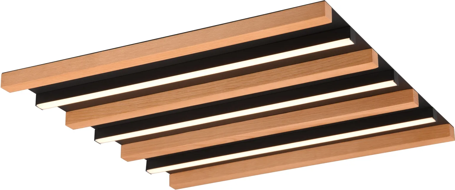 LAELAMP TRIO FONTANA LED 46CM 648914532 MUST/NATURAALNE PUIT