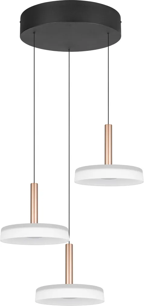 RIPPVALGUSTI TRIO CELESTE LED 354930365 MUST/VALGE/PRUUN