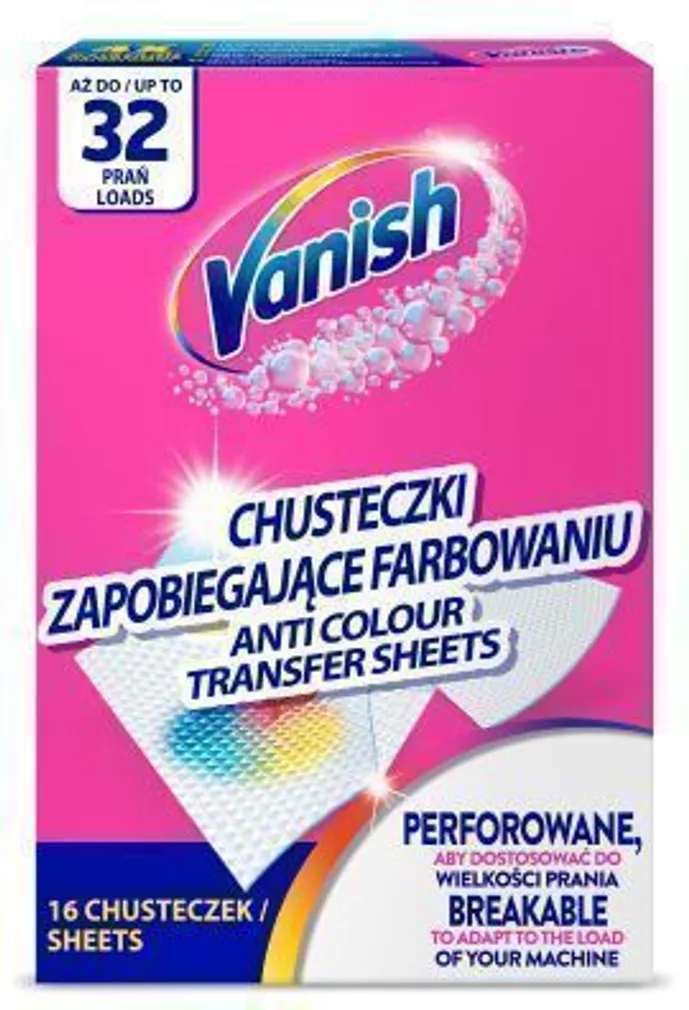 VÄRVIPÜÜDJA VANISH 32 PESUKORDA 16TK