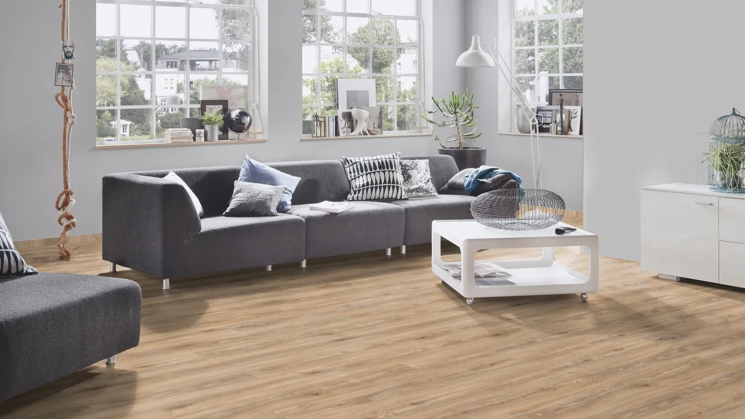 LAMINAATPARKETT KRONOFLOORING CASTELLO TAMM CASHMERE 1-LIPP