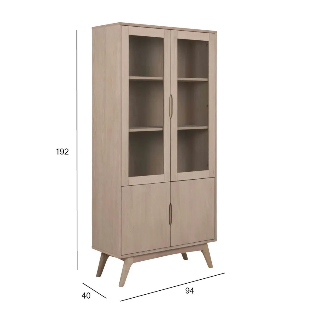 VITRIINKAPP MARTE 94X40XH192CM