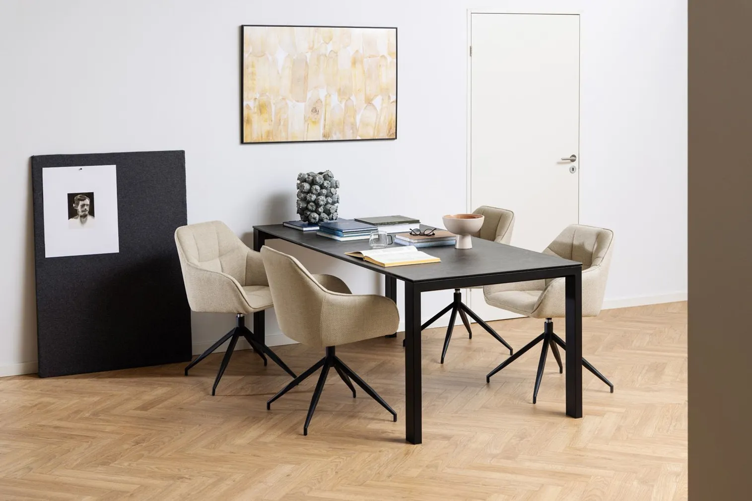 SÖÖGILAUD BRENTFORD 200X90XH75CM, MUST
