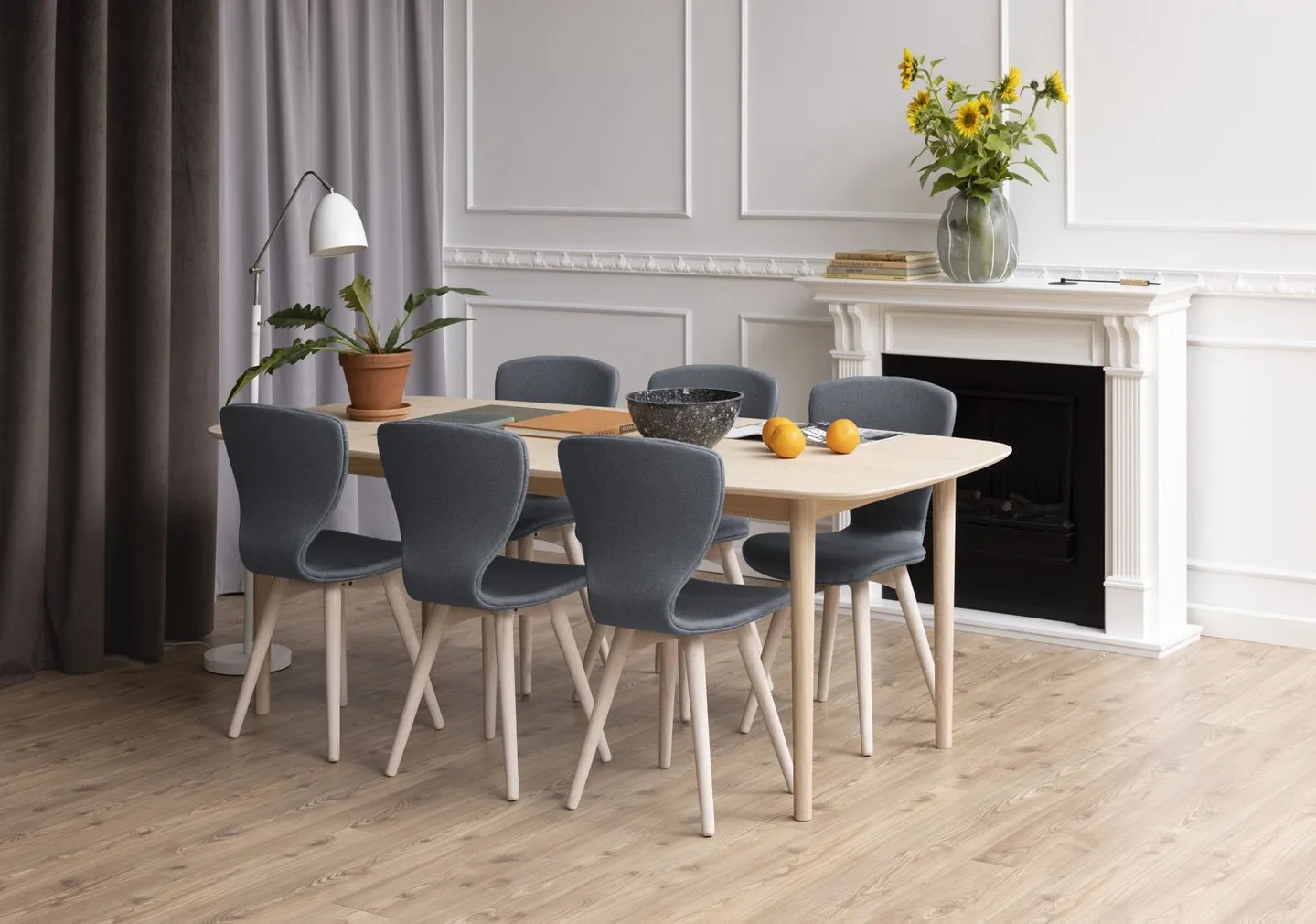 SÖÖGILAUD ASTON 210X100XH75CM, HELE TAMM