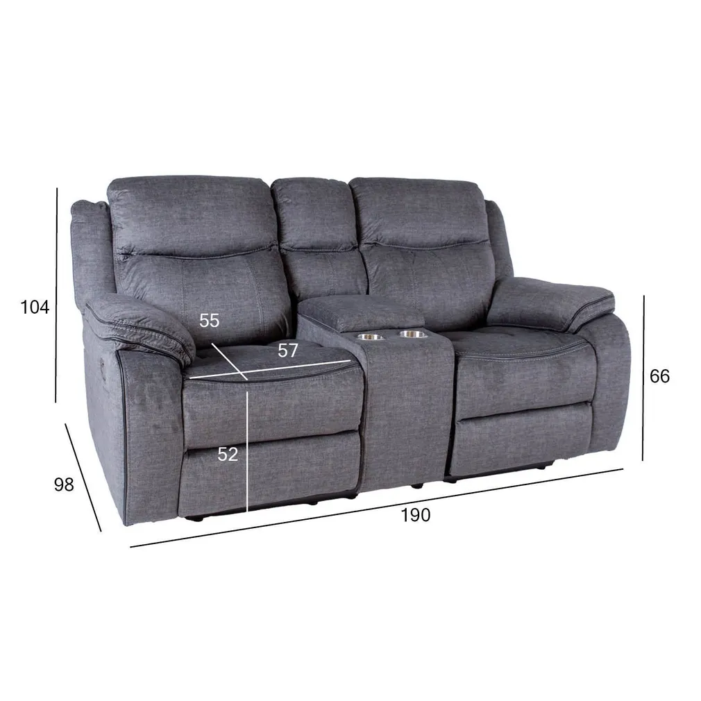 DIIVAN GENTRY 2-KOHALINE MANUAALNE RECLINER, HALL