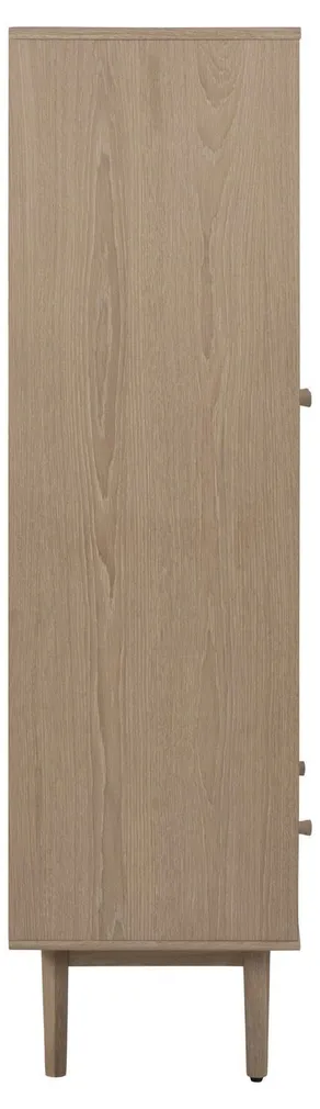 VITRIINKAPP ASTON 80X40XH144,8CM, HELE TAMM