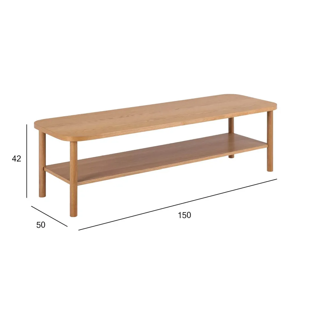 DIIVANILAUD BANBURY 150X50XH42CM, NATURAALNE