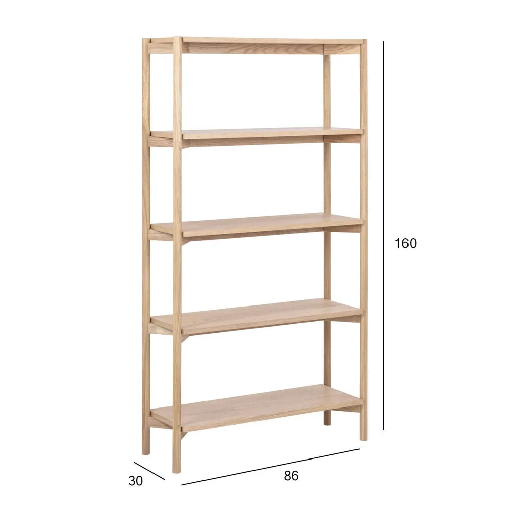 RIIUL BRAIDWOOD 86X30XH160CM, VALGE