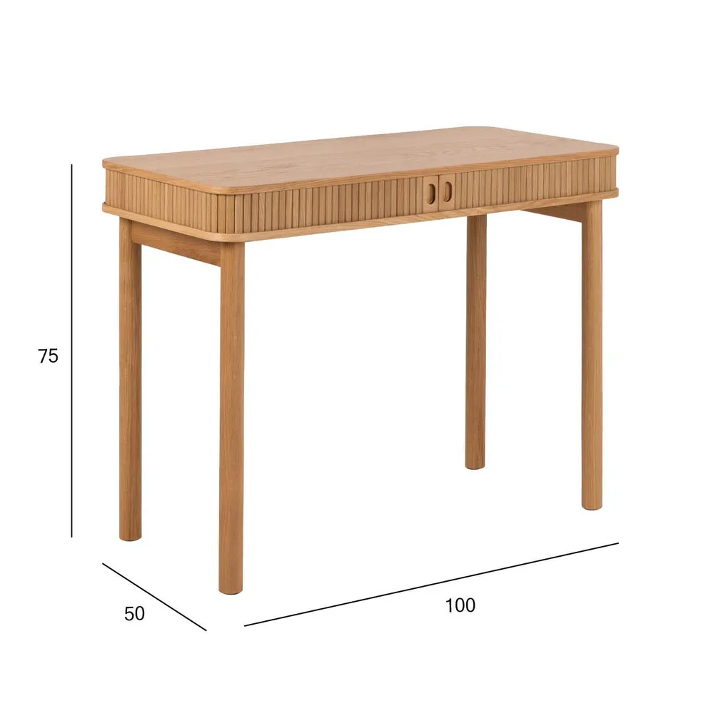 KIRJUTUSLAUD LANGLEY 100X50XH75CM, NATURAALNE
