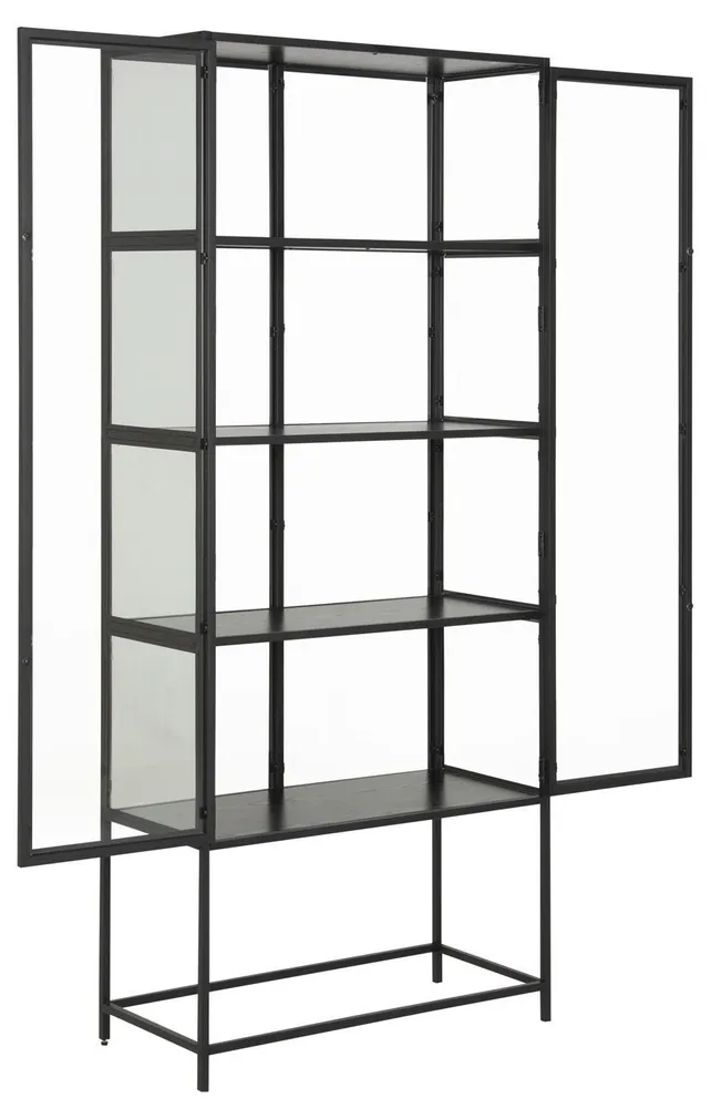 VITRIINKAPP SEAFORD 77X35XH185,6CM, MUST