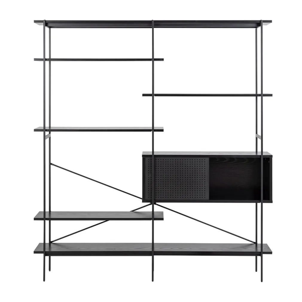 RIIUL ANGUS 3/5-NE, 172X27XH188CM, MUST