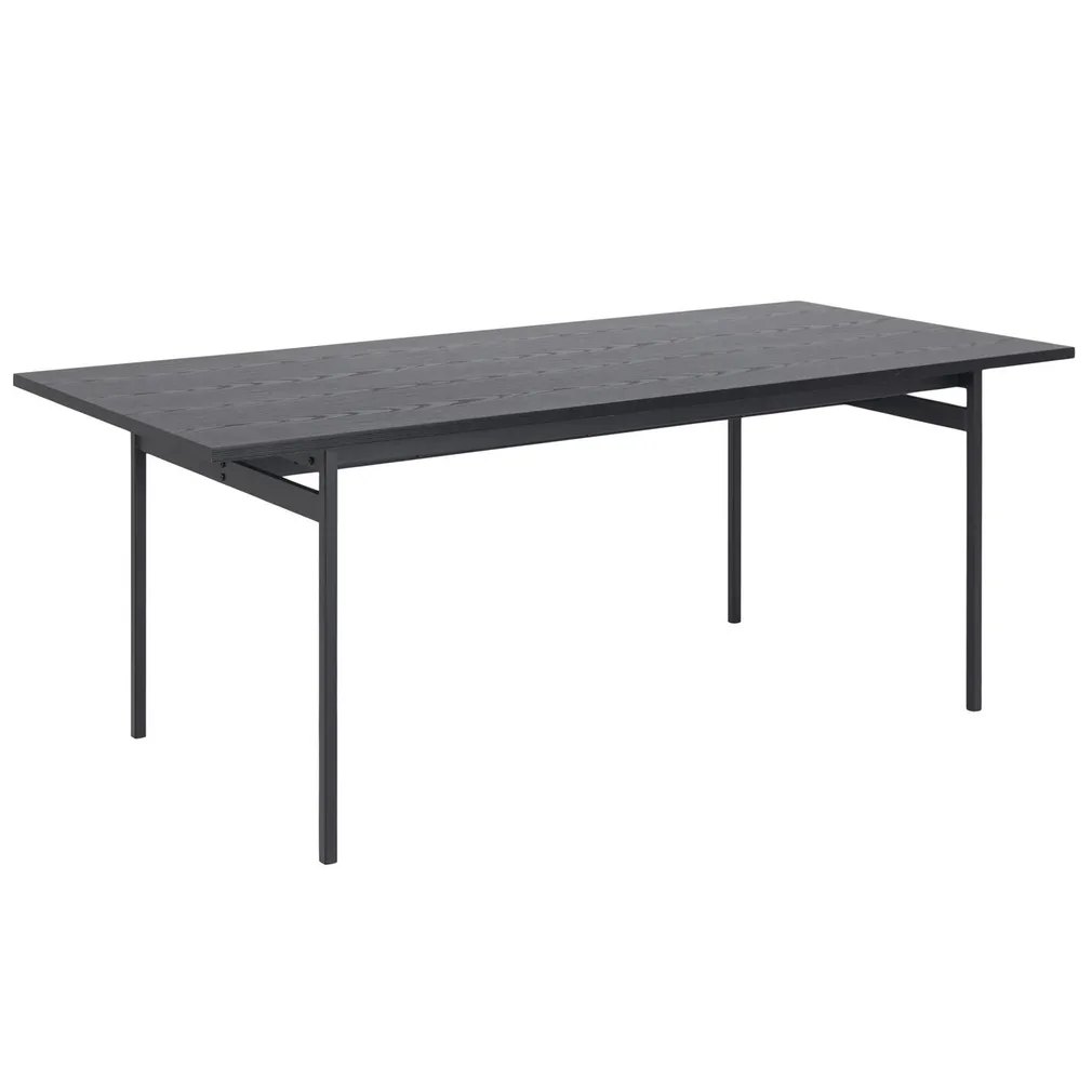 SÖÖGILAUD ANGUS 200X90XH74CM, MUST