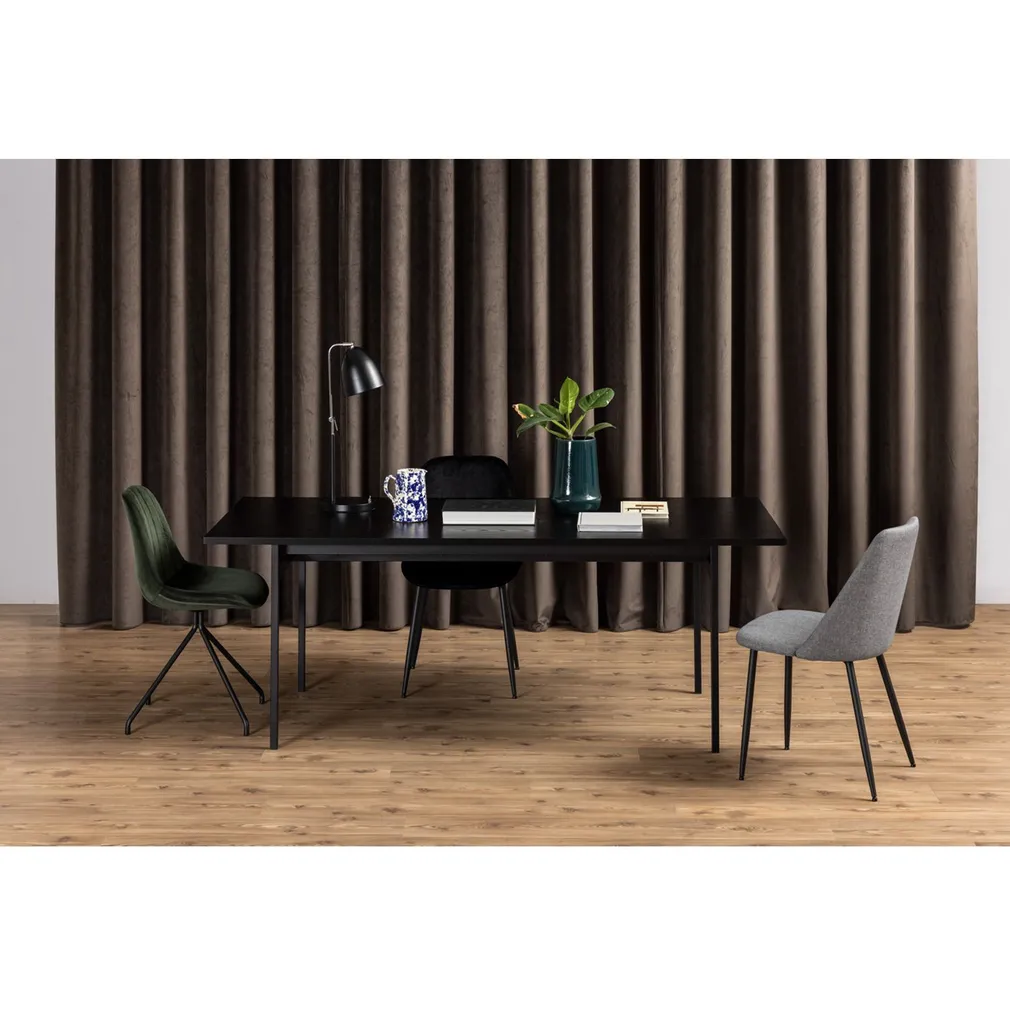 SÖÖGILAUD ANGUS 200X90XH74CM, MUST