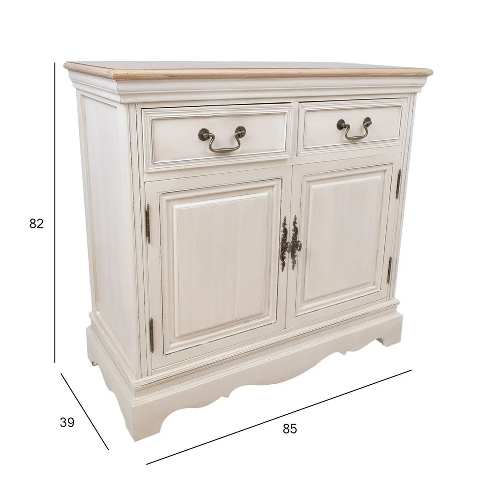 KUMMUT SAMIRA 85X39XH82CM, ANTIIKVALGE