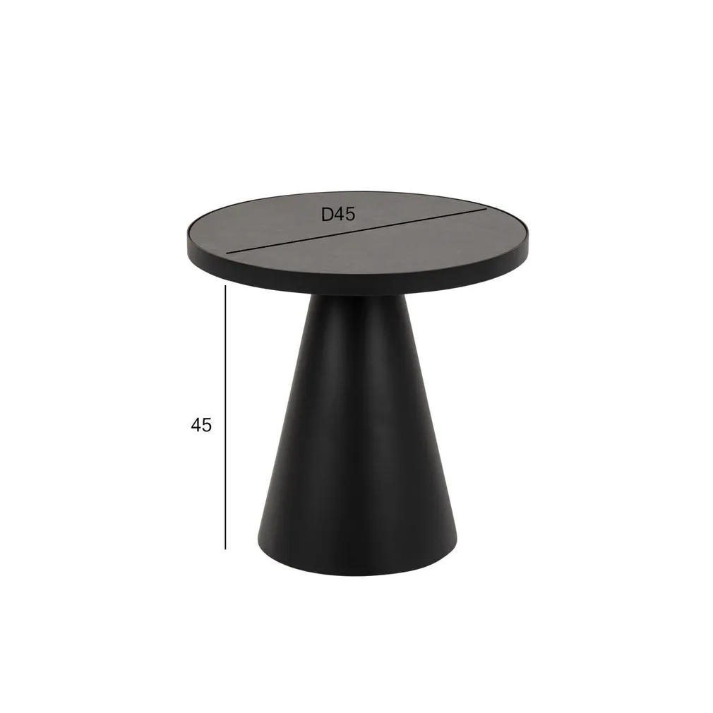 DIIVANILAUD SOLI D45XH45CM, MUST