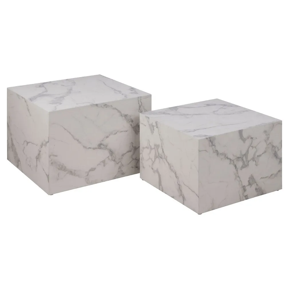 DIIVANILAUAD 2TK DICE 58X58XH40CM, VALGE