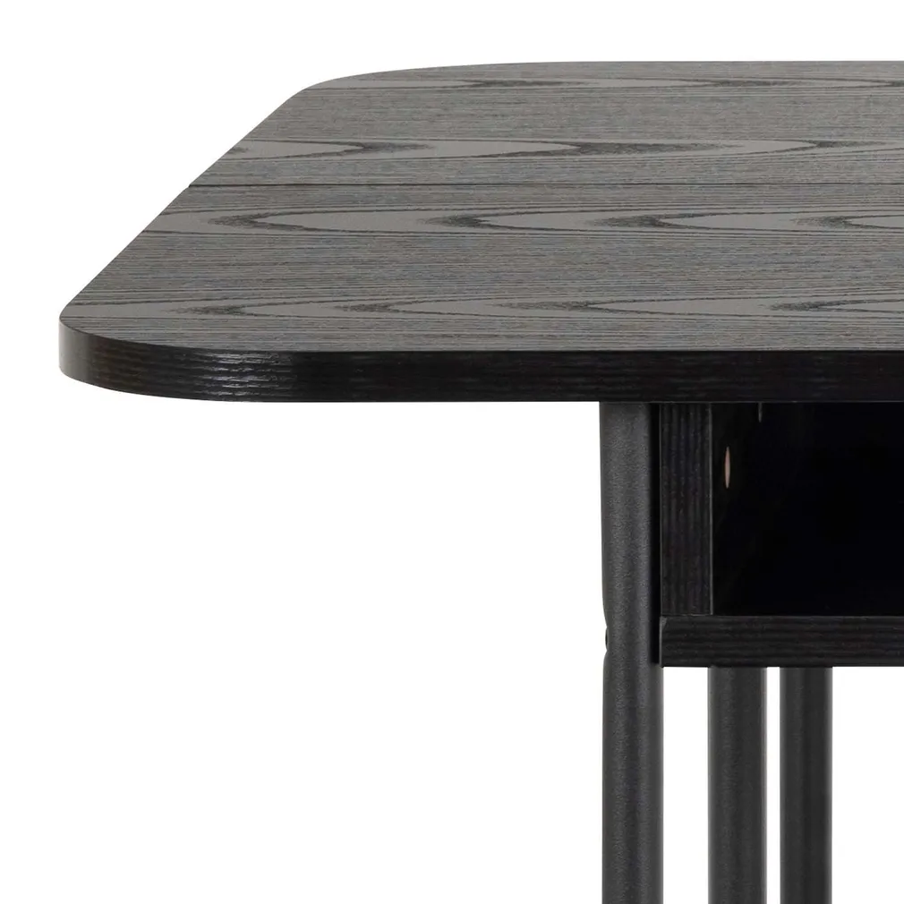 SÖÖGILAUD DARLINGTON 140X40/80XH77CM, MUST