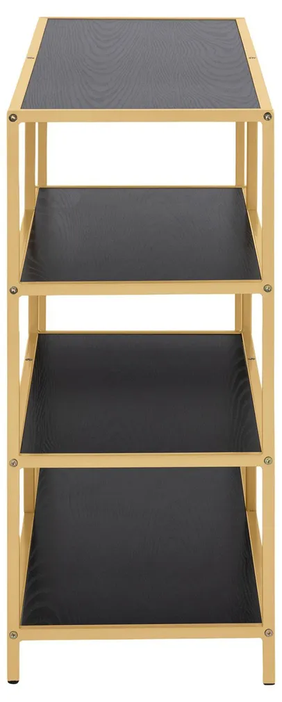 RIIUL SEAFORD 114X35XH78CM, MUST/KULDNE
