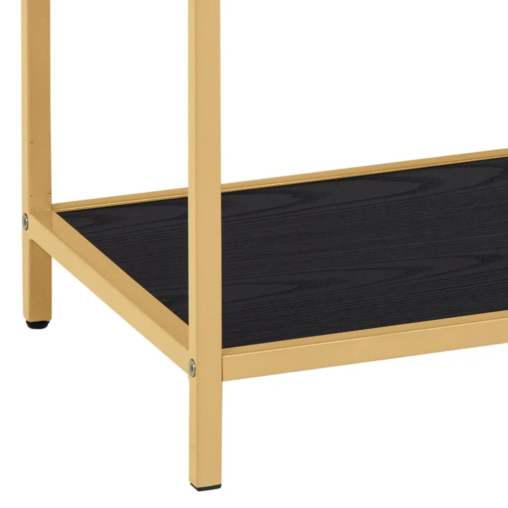 RIIUL SEAFORD 114X35XH78CM, MUST/KULDNE