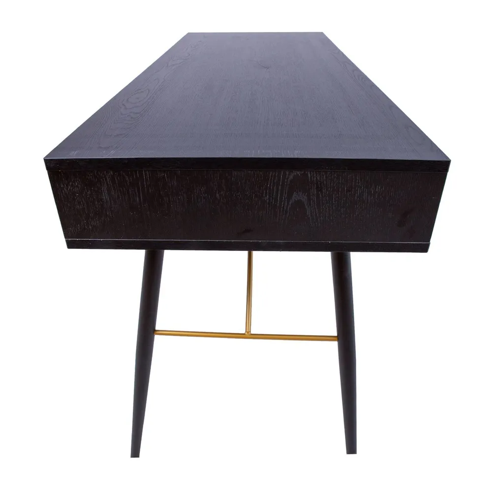KIRJUTUSLAUD LUXEMBOURG 120X48XH75CM, MUST