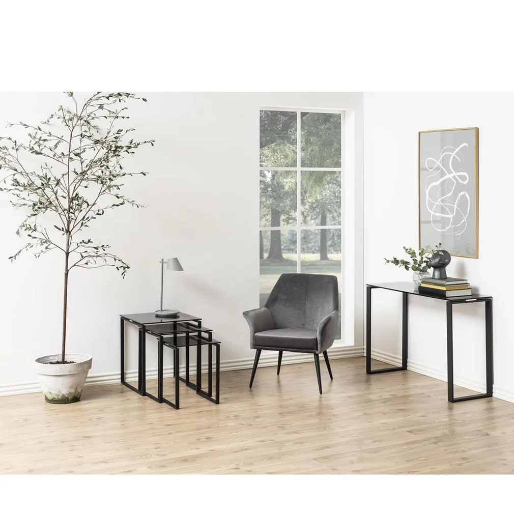 KONSOOLLAUD KATRINE 40X110XH76CM, KLAAS