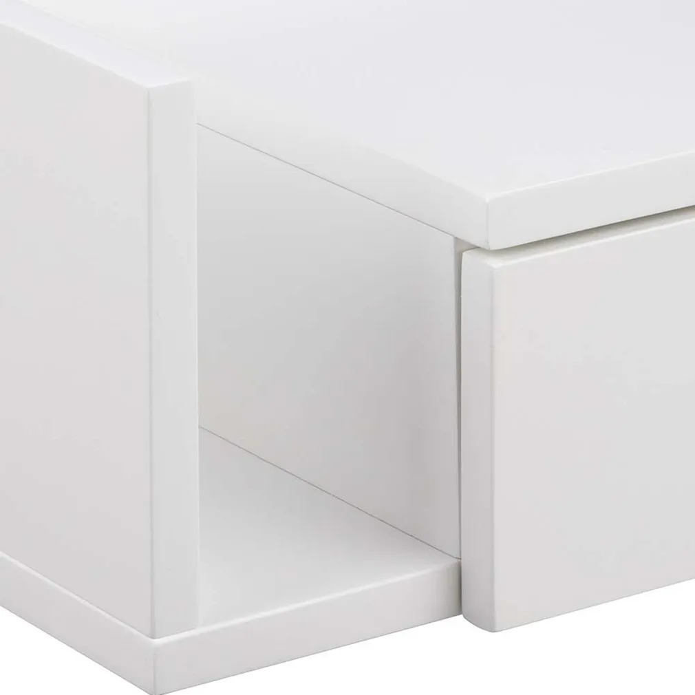 ÖÖKAPP ASHLAN 40X32XH16,5CM, VALGE