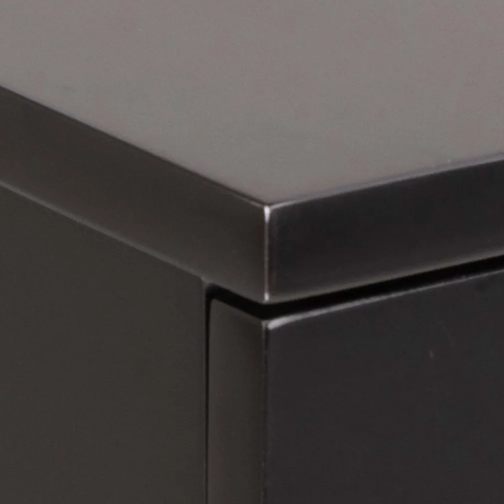 ÖÖKAPP ASHLAN 40X32XH16,5CM, MUST