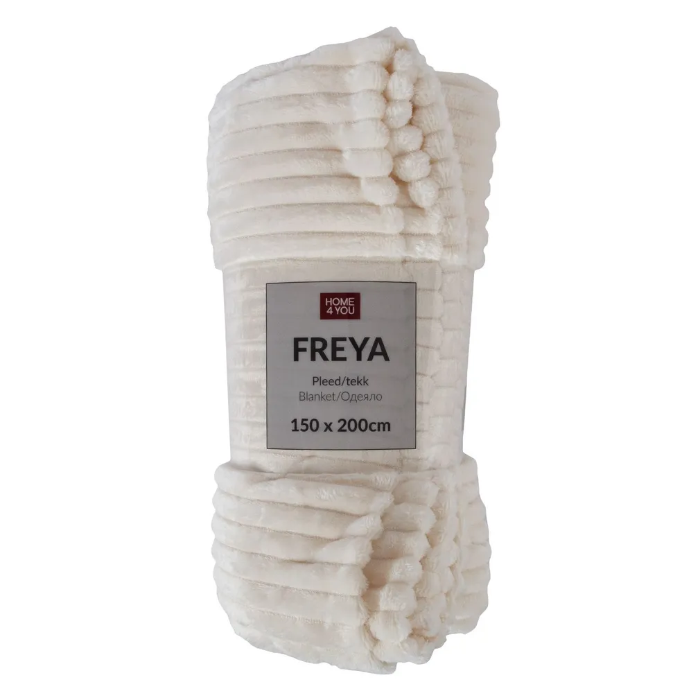 PLEED FREYA 150X200CM, VALGE